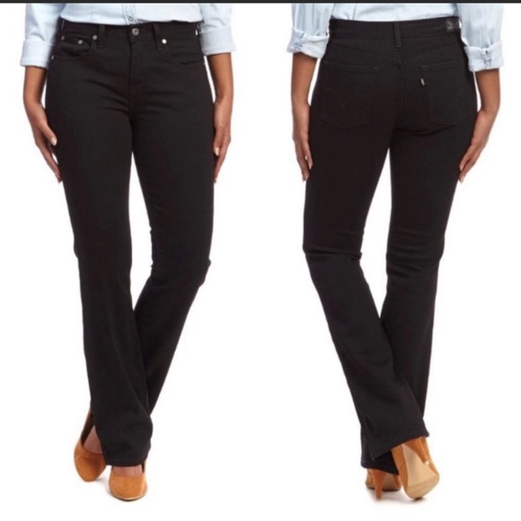 Levi’s 515 Black boot cut denim jeans size 12 - Picture 1 of 13
